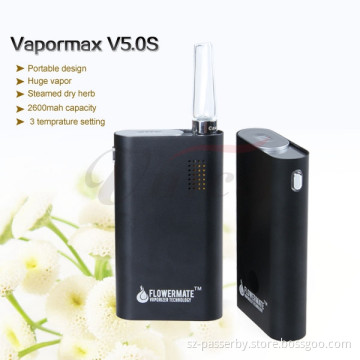 2014 New Products Dry Herb Vaporizer Flowermate V5.0s by 2600mAh Control with 3 Temperature Settings